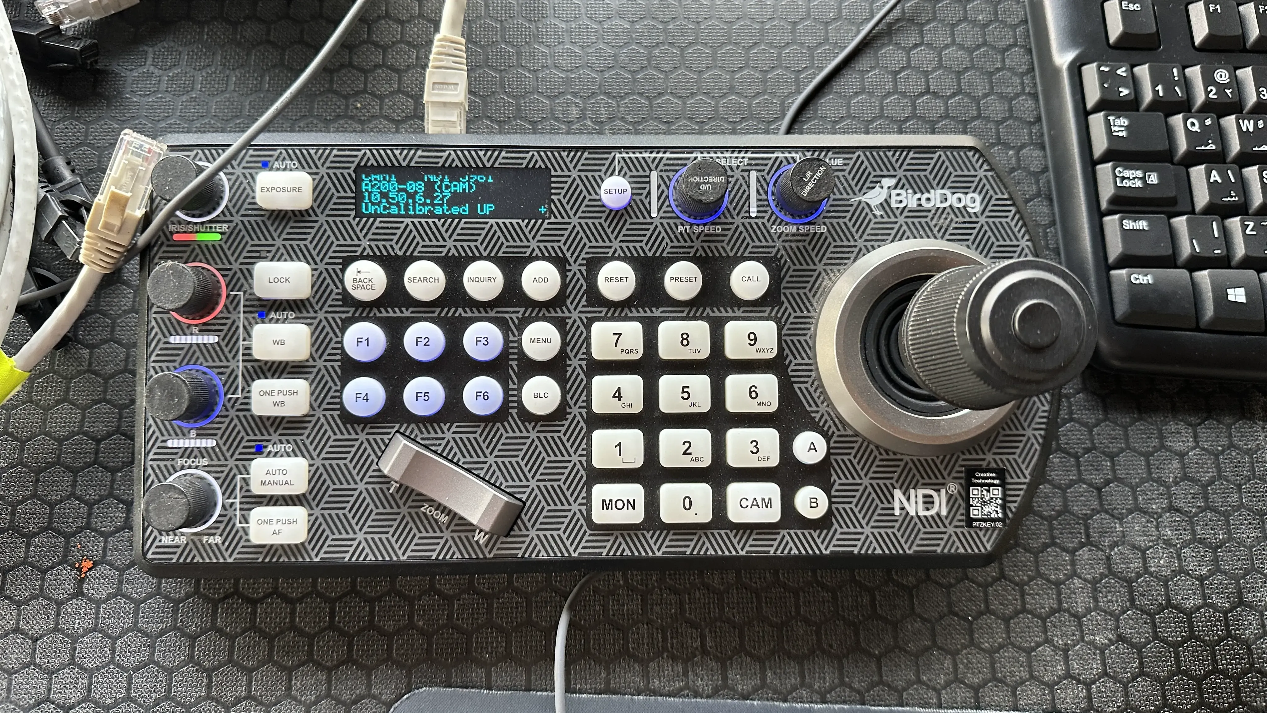 Komunikacja - Kalibracja obrazu na fasadzie budynku